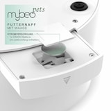 thumbnail of MyBeo Futternapf & Trinknapf mit Waage bis 5 kg - herausnehmbarer Napf - 1000 ml