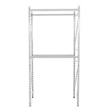 thumbnail of PROREGAL Kleiderständer | Grundregal | HxBxT 200x125x60cm | Fachlast 130kg | 2 Ebenen | Lichtgrau | Kleiderschrank Garderobenständer Kleiderregal
