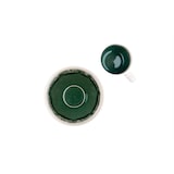 thumbnail of Tasse 20cl et soucoupe Ø15cm OXYGEN - 12 pièces - Vert de gris