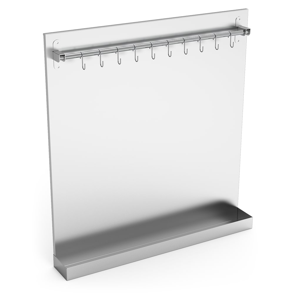 Plafón jamonero exposición de embutidos 800x115x850 mm.