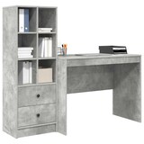 thumbnail of vidaXL Schreibtisch mit Schubladen 2 pcs Beton Grau
