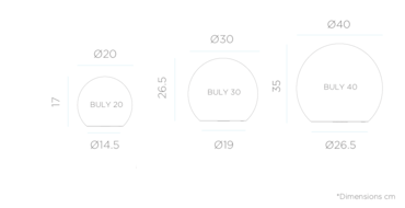 Esfera Iluminada BULY 30, luz RGB, Batería recargable, Flotante de Newgarden