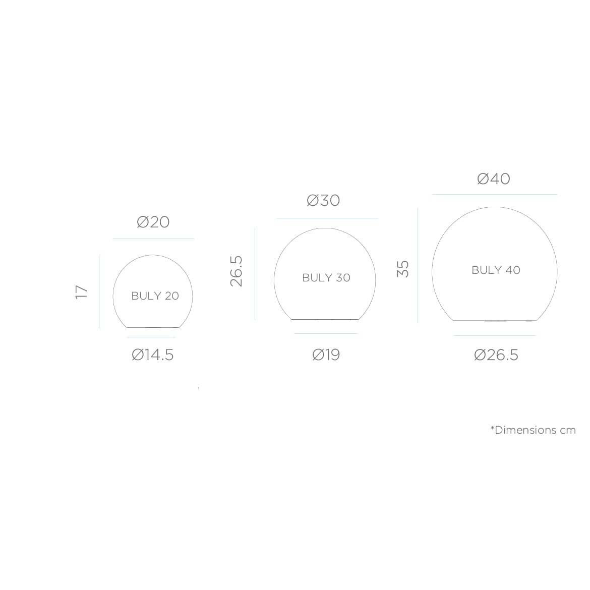 Esfera Iluminada BULY 30, luz RGB, Batería recargable, Flotante de Newgarden