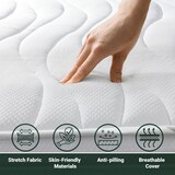 thumbnail of The White Stone Einzelne Matratze 95x200 Basic, Antibakteriell, Anti-Milben, Anti-Allergie.| Höhe 16 cm | Made in Italy