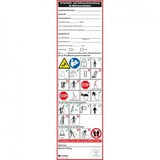 thumbnail of Leiter-Gebrauchsanweisung Mehrzweckleiter, Folie, ablösbar, 65x225mm, 2/Bogen, DIN EN 131-3