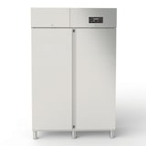 thumbnail of Frigorífico profissional de 2 portas, aço inoxidável, refrigeração a ar, GN2/1, 211x134,7x85,4cm, com fechadura, 1300L, CORECO 10284 Vaiotec