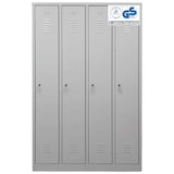 thumbnail of PROREGAL Garderobenspind Camel | 4-Fächer| HxBxT 180x117x50 cm | Zylinderschloss | Grau