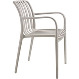 thumbnail of tectake Chaises de jardin ALCUDIA empilables et résistantes aux intempéries - taupe, Lot de 4 - 406046