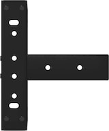 thumbnail of Helloshop26 - Set aus 2 T-förmigen Couchtischbeinen 38 x 25 x 42-43 cm aus schwarz pulverbeschichtetem Stahl 02_0057294