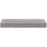 thumbnail of Scaffale a muro HWC-H37, scaffale galleggiante Scaffale a muro Scaffale sospeso, cassetto in legno massiccio 8x80x25cm ~ grigio, shabby