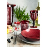 thumbnail of Excelsa lot de 6 verres à vin Diamond plastique 39 cl rouge