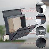 thumbnail of Monzana Briefkasten Zeitungsfach 2 Schlüssel