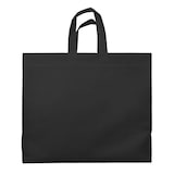 thumbnail of MONOUSO - Große Vliesstofftasche PREMIUM Schwarz 45+20x40cm (100 Stück)