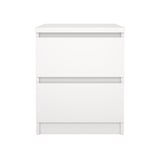 thumbnail of WellHome - Mesita de Noche con 2 Cajones en color Blanco 41 x 50 x 50 cm - Sil White