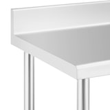 thumbnail of Royal Catering Edelstahltisch mit Rollen - PREMIUM - 60 x 100 cm - 155 kg - Aufkantung -