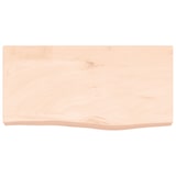 thumbnail of vidaXL Wandregal 60x30x(2-6) cm Massivholz Eiche Unbehandelt