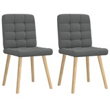 thumbnail of vidaXL Esszimmerstühle 2 Stk. Dunkelgrau Stoff