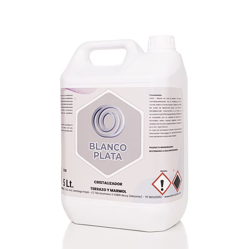 Cristalizador Terrazo Y Marmol Blancoplata 5L