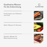 thumbnail of Shibui Sushi-Messer-Set | 15-teilig | 4 Messer mit praktischem Zubehör Beige