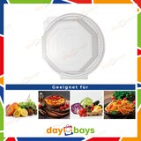thumbnail of DayBays 2000 Stk. Haushaltsbox PP 250 ml 144x140x38 mm 8 Eckig Salat-Box Alpha mit anhängendem Deckel