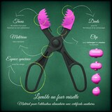 thumbnail of La Croquetera - Set mit multifunktionalem Utensil mit 4 austauschbaren Formen und 40 Aufbewahrungstabletts für Kroketten in Rosa