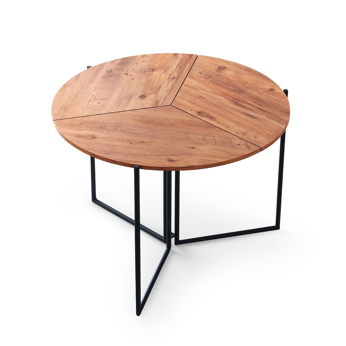 WellHome Tajo Mesa de Comedor Plegable 100x79cm en color Marrón