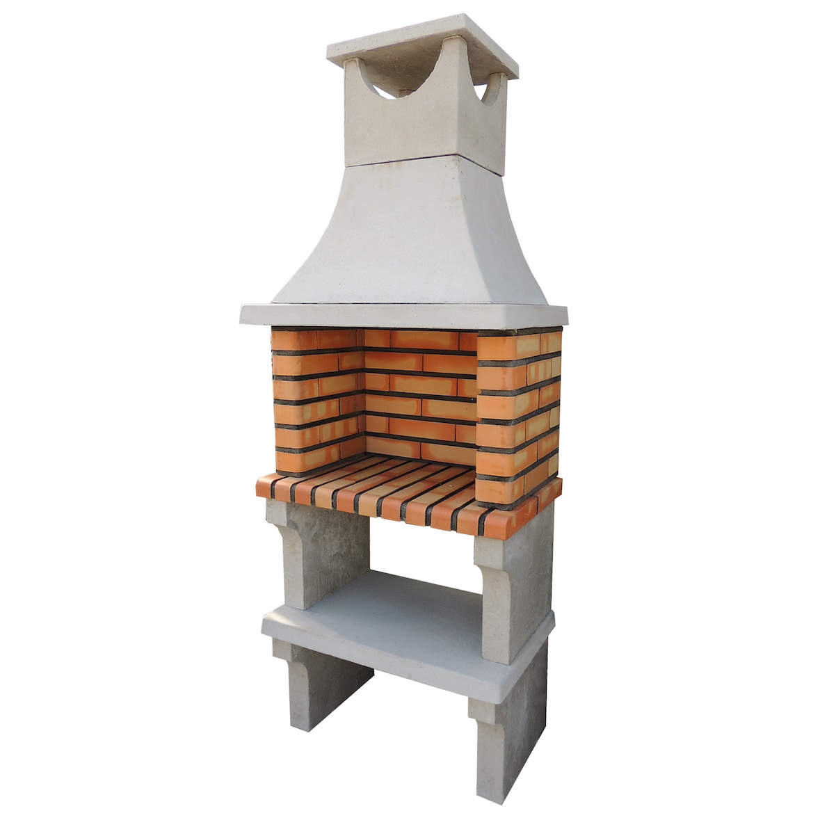 BARBECUE ARTICIMENTOS X-ART I - Barbecue simple, en brique et ciment réfractaire - 72x50x197cm