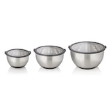 thumbnail of Bols avec couvercle Ø 11/13/15 cm fond antidérapant inox silicone - Was Germany