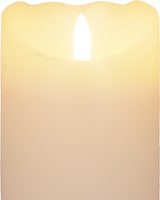 thumbnail of LED Echtwachskerze Weiß 6 Stunden Timerfunktion H 12 cm unbewegliche Flamme