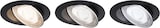thumbnail of Paulmann LED Einbauleuchte White Select Aumus 3er-Set   rund 105mm 90°  3x5W 3x700lm 230V dimmbar 2700 - 6500K Schwarz 92258