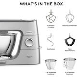 thumbnail of Kenwood KVC85.004SI Titanium Chef Baker: Robuste Küchenmaschine für anspruchsvolle Aufgaben
