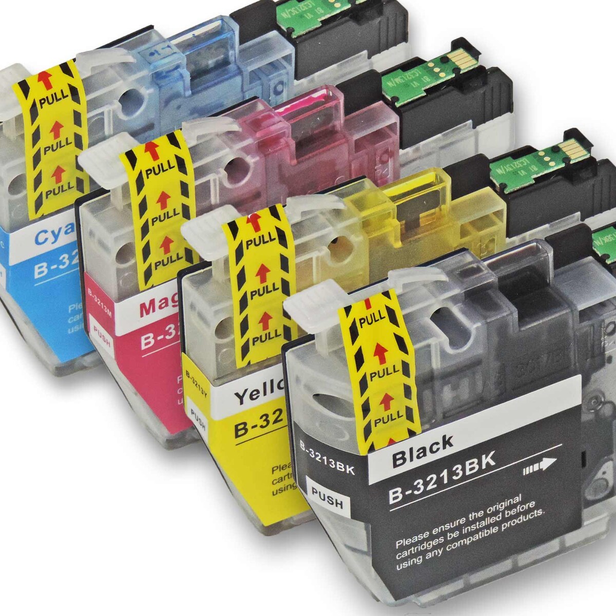 Kompatibel Brother LC-3213 XL Set 4 Druckerpatronen von D&C