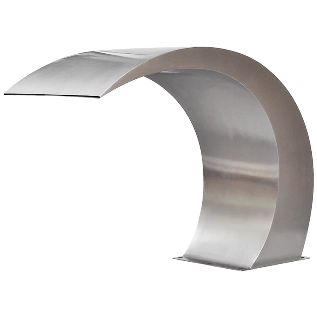 vidaXL Garten-Wasserfall Pool-Fontäne Edelstahl 45x30x60 cm