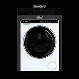 thumbnail of Haier 5 kg Mini-Washer; HW50-BP12307; Frontlader Waschmaschine; Füllmenge 1-5 kg; Schleuderleistung 0-1200 U/min; Energieeffizienzklasse A