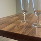 thumbnail of Restootab - Plateau 90x90 decor bois noyer