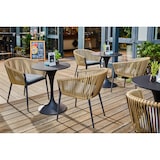 thumbnail of METRO Professional Mesa bistro, acero, Ø 70 x 72 cm, tablero de laminado de alta presión, negro