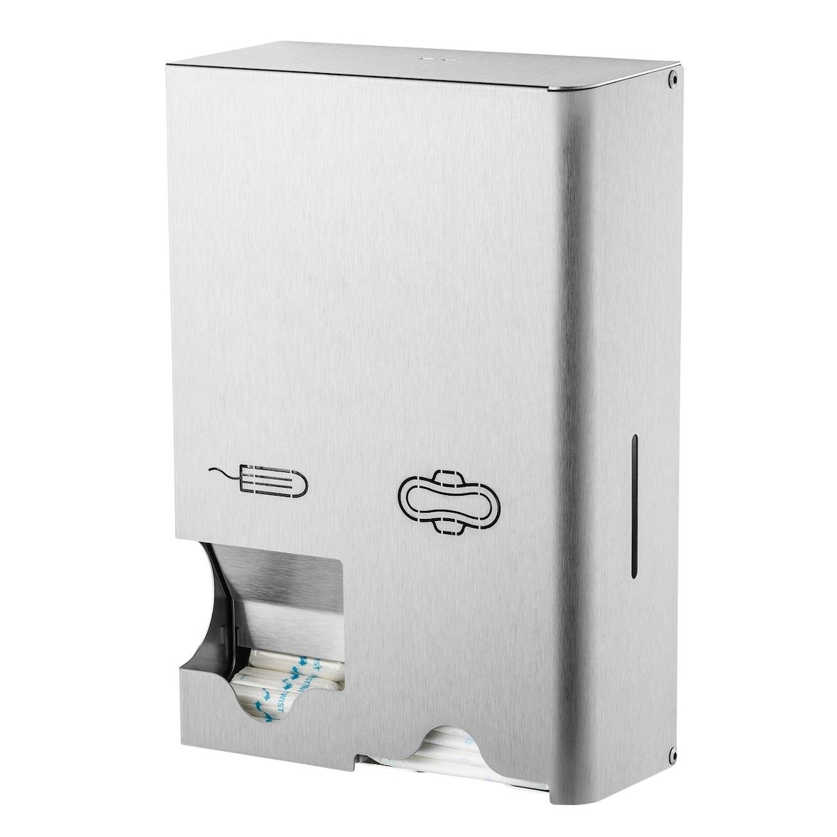 MediQo-line Tampon- und Bindenspender | klein | Edelstahl