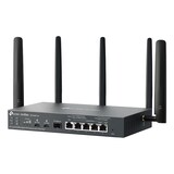 thumbnail of TP-Link Omada ER706WP-4G V1 - Wireless Router - WWAN 4-Port-Switch - 1GbE - WAN-Ports: 6 - Wi-Fi 6 - Dual-Band - 4G, 3G