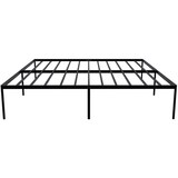 thumbnail of Metallbett RUKIM - Metall Schwarz 200x200x41 cm | Bett 200x200 Bettrahmen Metall Doppelbett