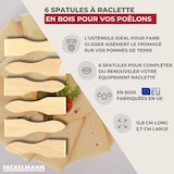 thumbnail of Set mit 12 Holz-Raclettespateln 13 cm Fackelmann Wood Edition
