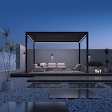 thumbnail of Weide E-Deluxe | elektrische Pergola mit LED | Voll Aluminium | 3,6 x 4 M | motorisiertes Lamellendach anthrazit