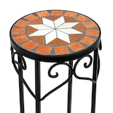 thumbnail of DanDiBo Blumenhocker Mosaik Rund 46 cm Blumenständer 12011 Beistelltisch Pflanzenständer Mosaiktisch