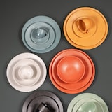 thumbnail of Suppenteller Vesuvio terra 19 cm x6 - 50 cl Orange Rund Steingut Table Passion