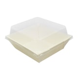 thumbnail of MONOUSO - PET-Deckel für Verpackungen 480ml 14x12,5cm (144 Stück)