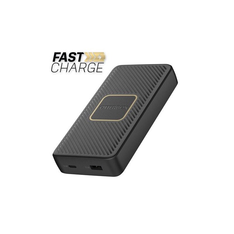 Batterie Externe Avec Chargement Sans Fil Qi 15000 Mah Otterbox Noir