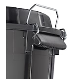 thumbnail of METRO Professional Cubo de basura con tapa, plástico, negro, 50 L