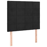 thumbnail of vidaXL Boxspringbett mit Matratze & LED Schwarz 120x200 cm Samt