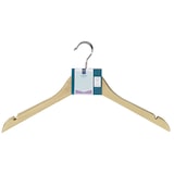 thumbnail of METRO Professional Cabide de madeira, com entalhes, madeira natural, 3 unidades