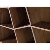 thumbnail of Librería fabricada en madera de mango marrón