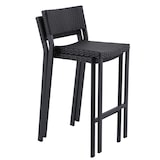 thumbnail of METRO PROFESSIONAL Cadeira de bar Gastro Balsario, alumínio/PE rattan, preto